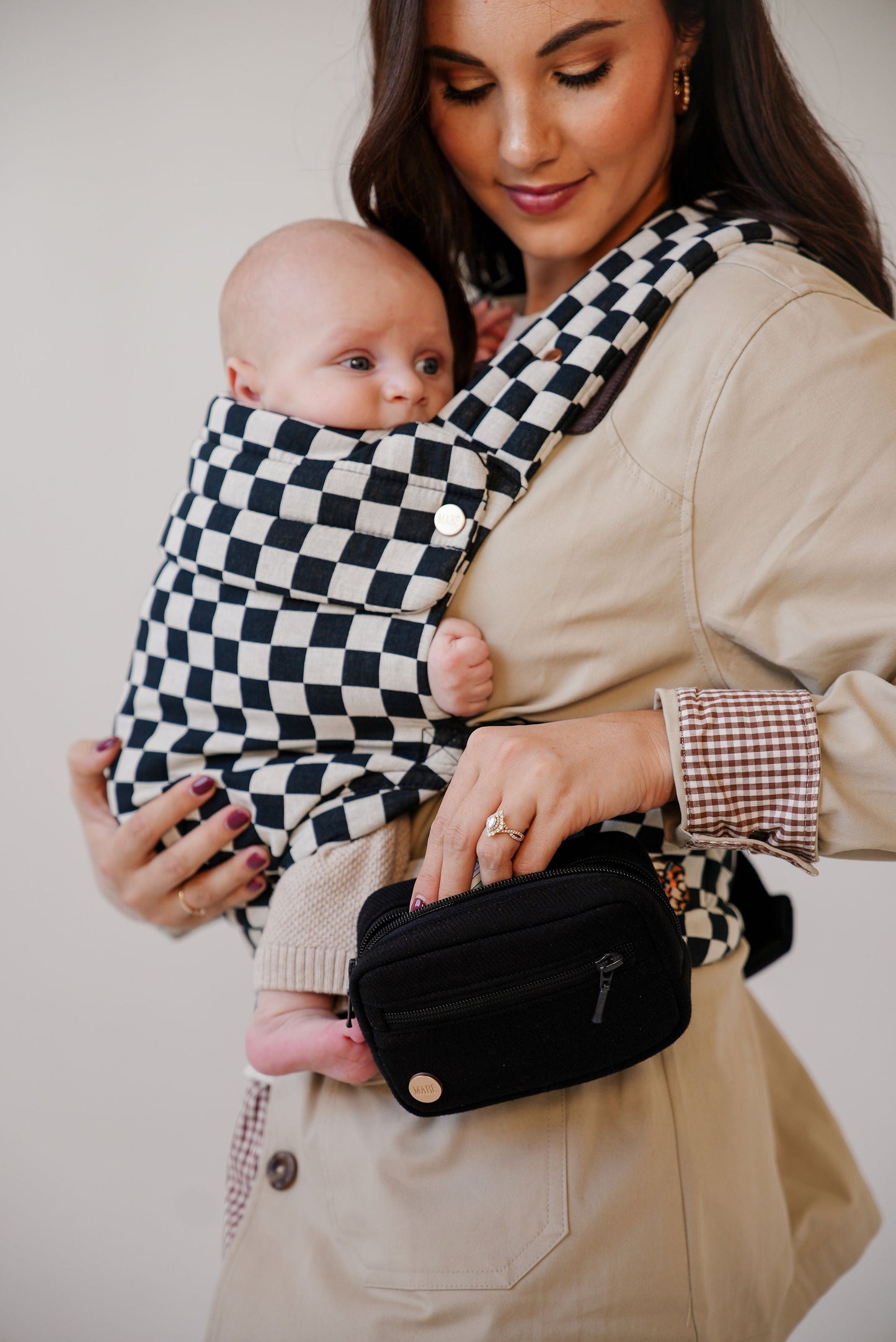 The Monarch Accessory Bag - Houndstooth